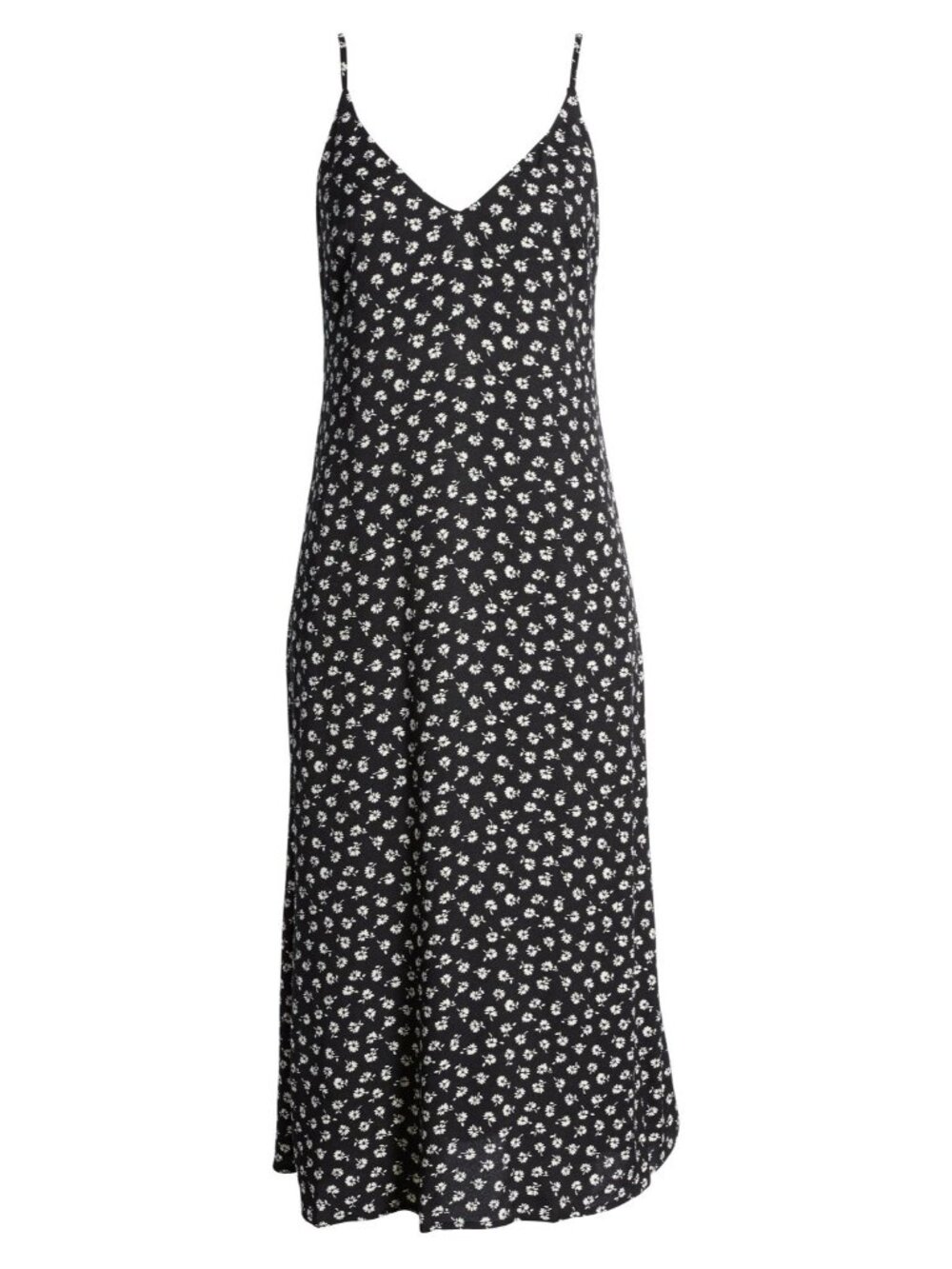 NWT Reformation Alexandra Midi in Brandy Black Floral Tank Slip Dress 2